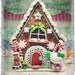 Hello Kitty GINGERBREAD Cookie Candy Sweets HOUSE pink peppermint cottage christmas holiday lollipop sugar faux fake food sprinkles