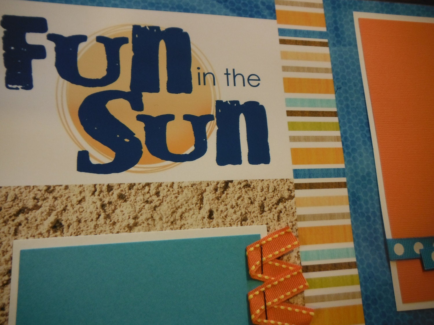 Fun in the Sun Beach Pool Summer Premade 12x12 Scrapbook Pages for Family