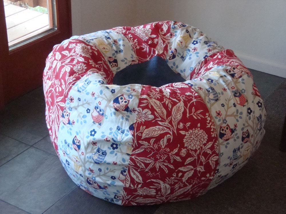 floral bean bag