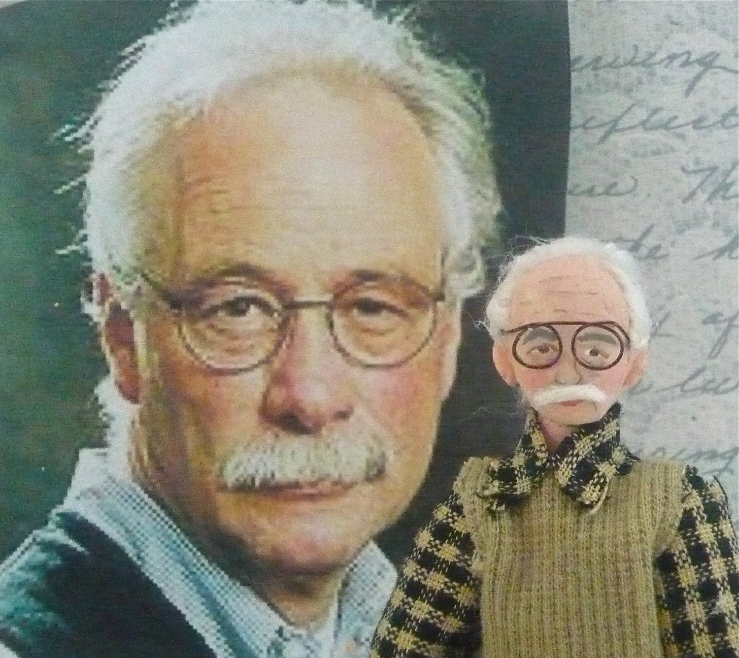 W.G. Sebald Doll Miniature Author Art Collectible