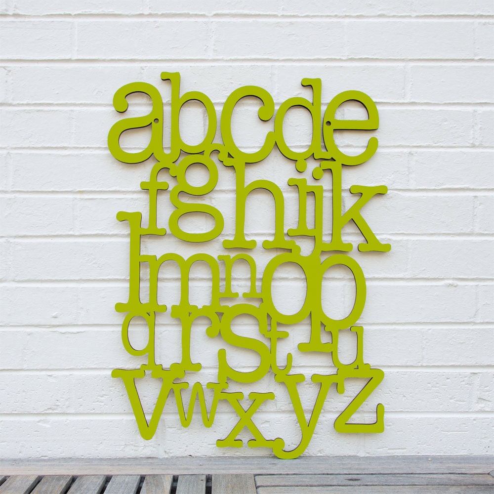Alphabet on the Wall (ABC, ABCs)