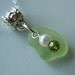 Light Green Sea Glass Necklace, Beach Glass Jewelry Seaglass Jewelry