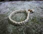 Natural Square Knot Hemp Bracelet