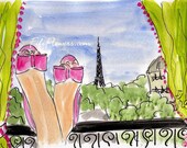 Pink Sparkly Shoes in Paris