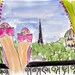 Pink Sparkly Shoes in Paris