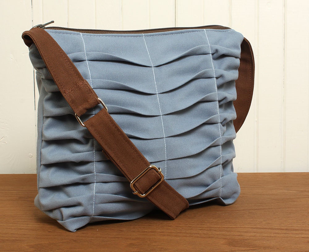 Everyday Purse in Sky Blue Tote Bag Crossbody