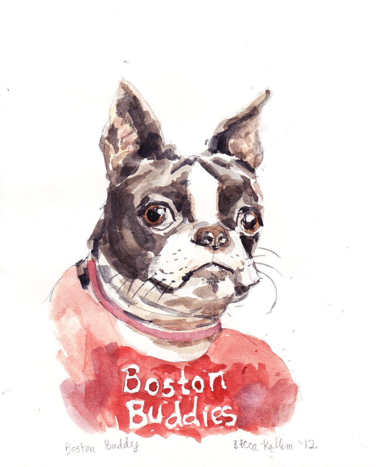 CUSTOM Original Illustration, One Friend (Small)