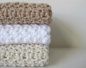 cotton crochet dishcloths AND you can pick the colors