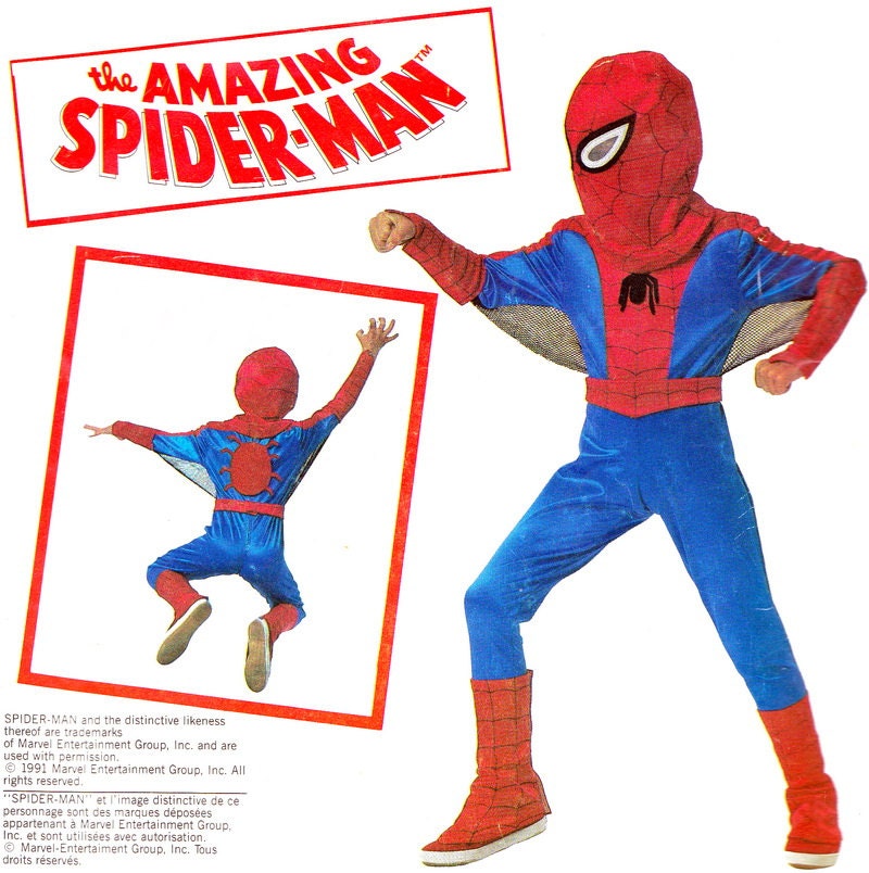 Spiderman Sewing Pattern | sewing pattern simplicity 8090 child s spiderman by Spiderman Sewing Pattern | sewing pattern simplicity 8090 child s spiderman by