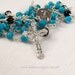 St. Kateri Tekakwitha Rosary Chinese Turquoise Onyx Unbreakable