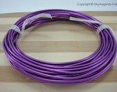 1 Roll (6 meter) of Aluminium Wire,  Purple color, 2 mm diameter (01102)