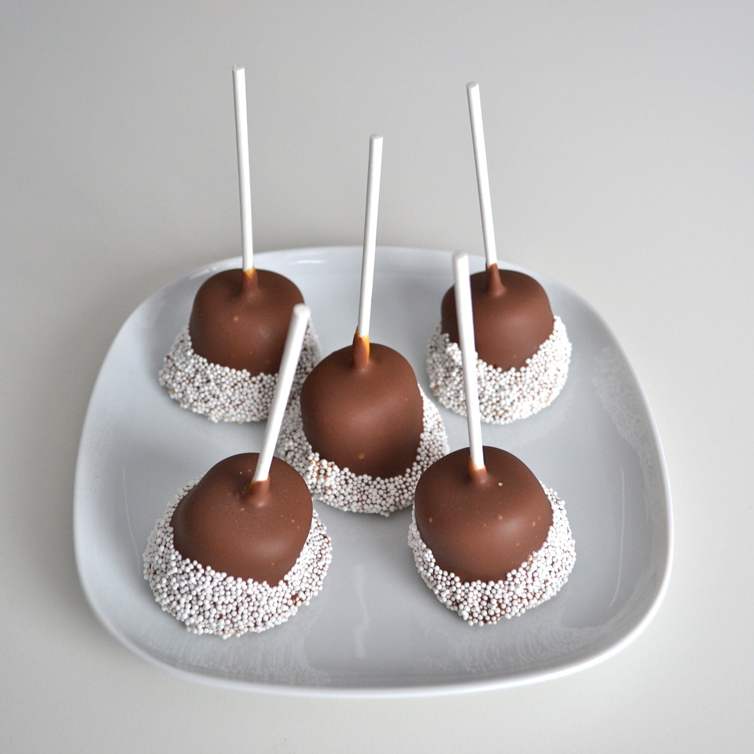 Chocolate Covered Marshmallows & White Nonpareils Il_570xn