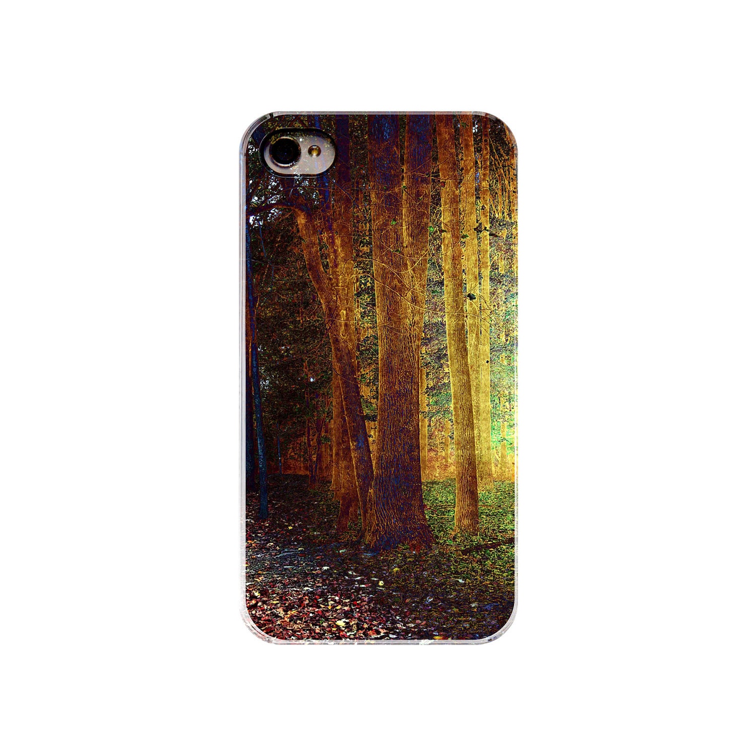 New iphone 5, 4, 4s Plastic case  "The Magic of Autumn"