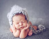 Baby Hat Newborn Hat, Photography Prop, Knit Hat, Baby Knit Hat, Newborn Baby Hat, Litlle Mouse