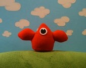 Yumyo - mini red monster alien plush toy