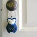 CASSIOPEIA Star Gazing Owl Ornament // Embroidered Felt Owl // in Midnight Blue by OrdinaryMommy on Etsy