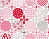 Polka Dot Designer Cloth in Pink by Lori Holt for Riley Blake - 1 YARD Fabric