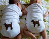 Chocolate Lab Bodysuit - Little Lab Lover (for Son or Daughter)