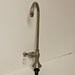 Vintage Crane Sink Faucet Cold High Neck Tall Arch Porcelain Lever Knob