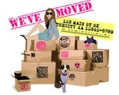 We've Moved - Personalized Moving Announcement