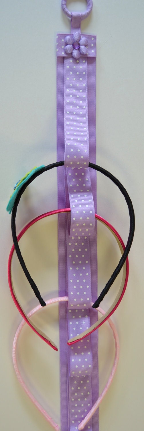 ONE - Handmade Ribbon Headband Holder