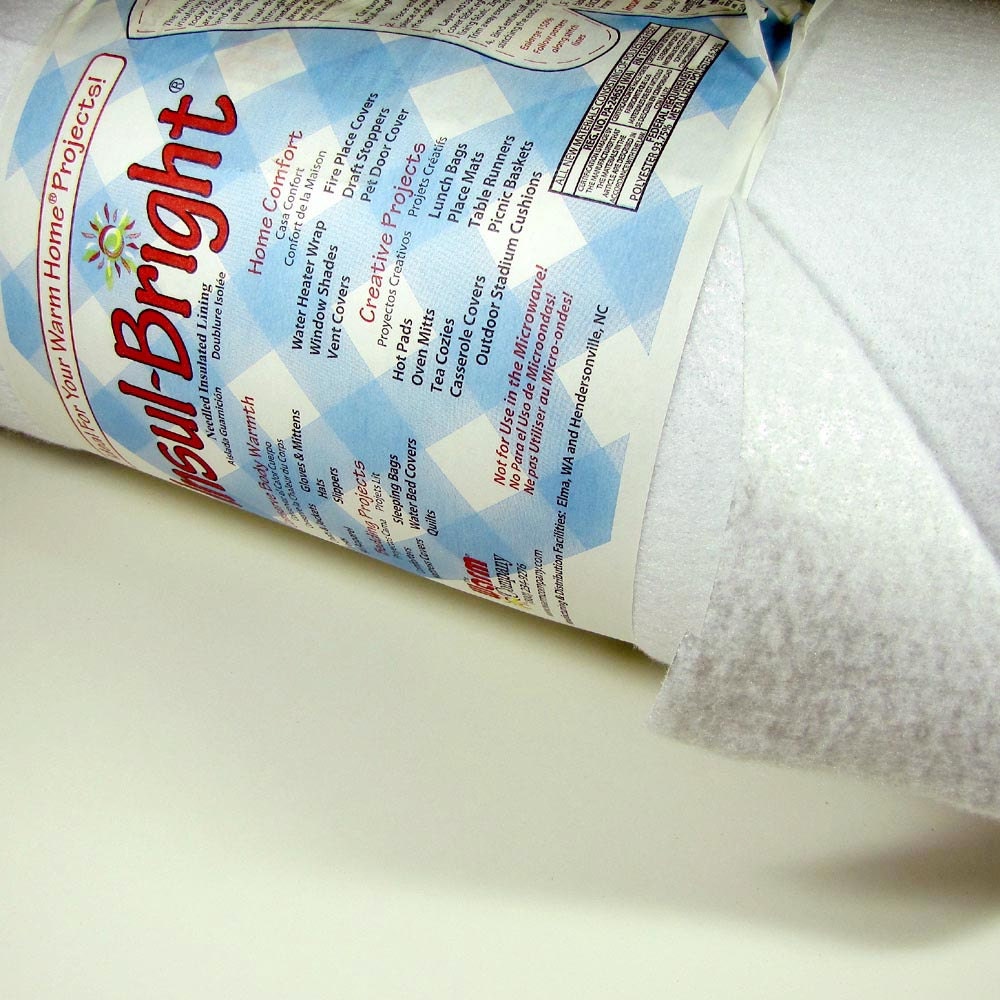 InsulBright Insulated Lining 22 wide 6320 White by LCsCottage