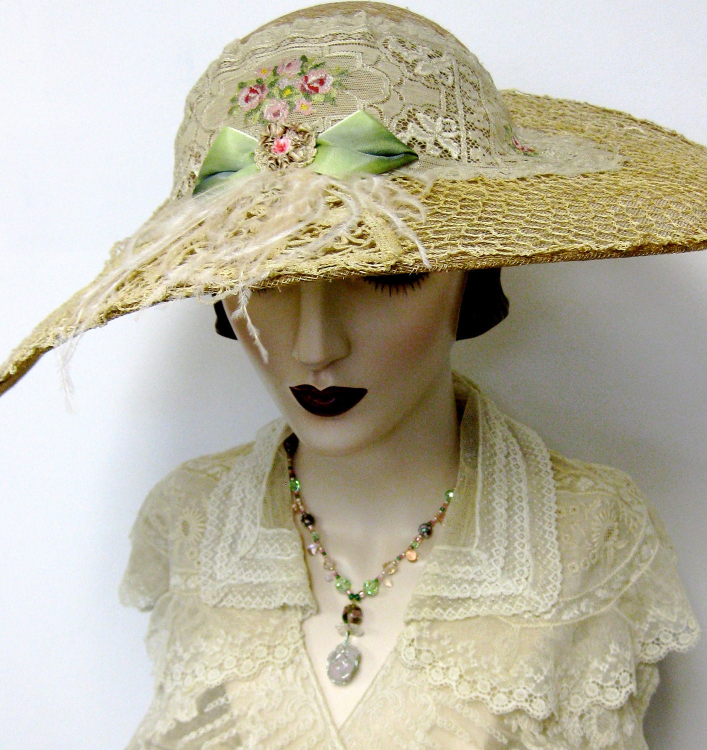 Edwardian Inspired Garden Party Hat