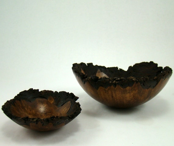 The Apple of Her Eye - Walnut Burl bowls