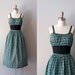 S A L E .... 1950s dress / 50s dress / Pixel Cross Stitch