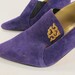 J. Renee Purple Suede New Romantic Slip On Witch Shoes 7.5