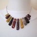 Mookite Cleopatra Necklace, Australian Jasper bohemian jewelry in rustic fall colours - READY TO SHIP, by A Crooked Sixpence