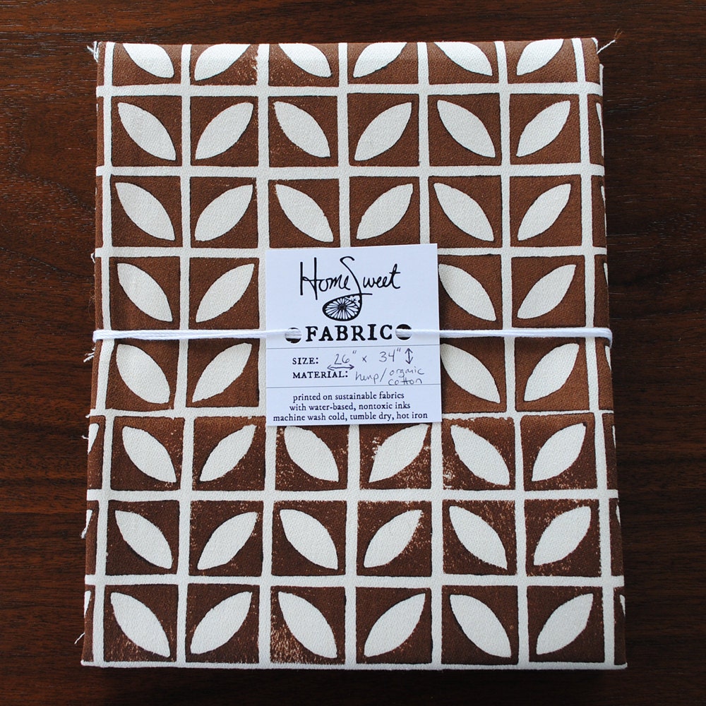 Block Printed Fabric- 26" x 34"