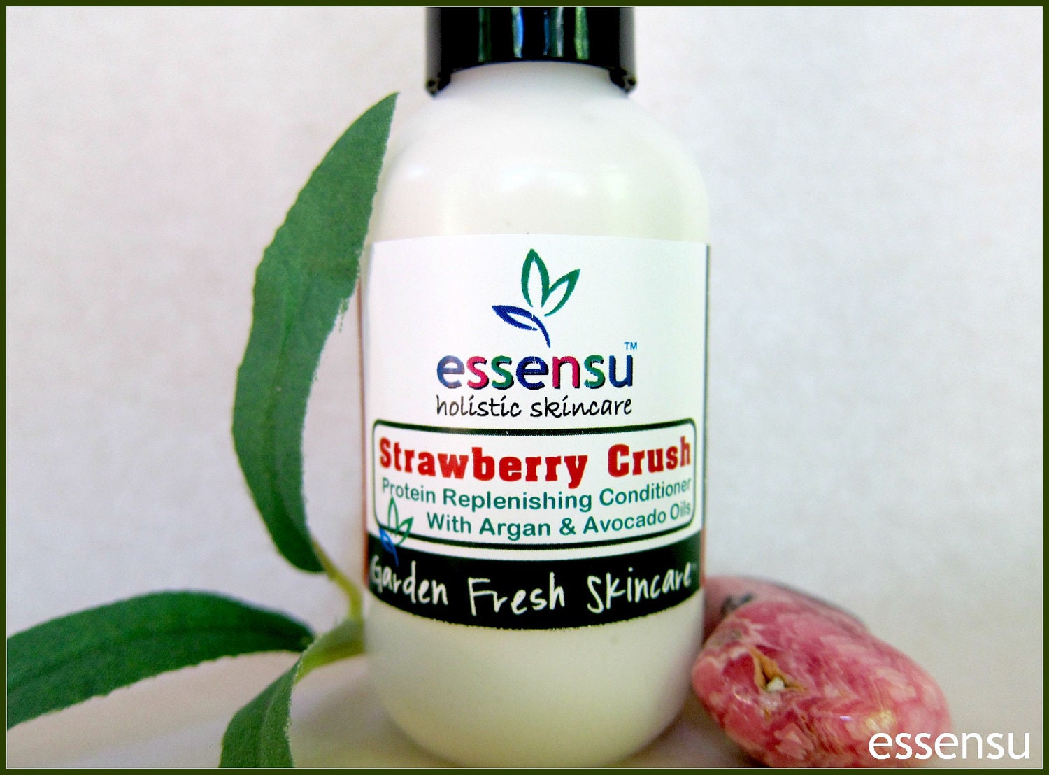 Strawberry Crush Replenishing Argan Oil Conditioner - 2 oz Dry Hair Formula No Parabens