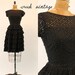 Vintage 50's Dress XXS-XS / Tiered Lace Fiesta Cotton Eyelet Dress