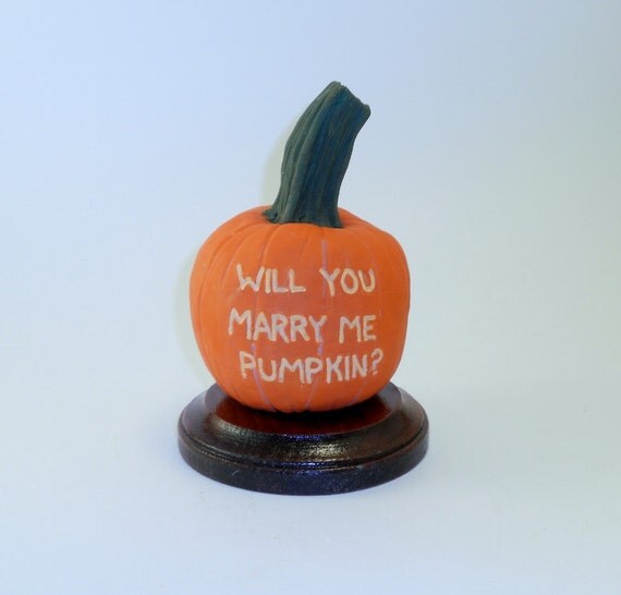 Items similar to Large Custom Personalized Pumpkin Wedding ...