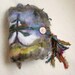 pinetree journal handmade book diary - ancient pine trees of the forest