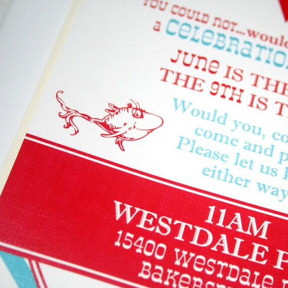Dr. Seuss Printable Invite Package