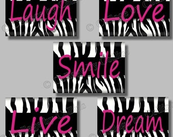 Zebra Print Bathroom