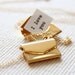 Gold Locket, Envelope with Secret Message Inside