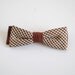 Vintage 1950's Little Boy Bow Tie - Brown and Red Plaid