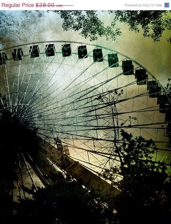 ON SALE Carnival Art Ferris Wheel 8x10 Photo - The Quest for Wonder