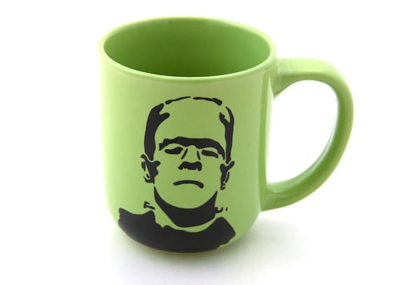 Frankenstein Monster Green  Coffee Mug Great Gift for Him