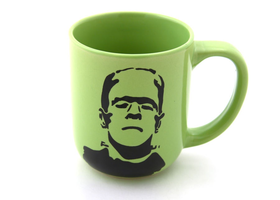 Frankenstein Monster Green  Coffee Mug Great Gift for Him