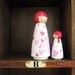 Handmade peg dolls ... ( wooden ) love unrefined (mother daughter)