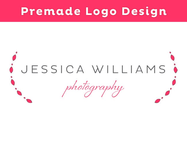 PREMADE Photography Logo Design, with Watermark