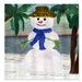 Snowman  Christmas Art Shower Curtain