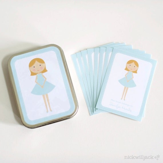 Children's Bookplates- 'Mini Me' Labels/Stickers Il_570xn