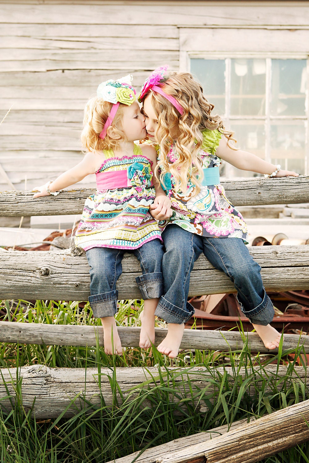 Tank Top-Sweet Summer Collection Baby Girl Boutique-Colorful Stripes with a Matching/Removable Belt 6-12m 12-18m 18-24m 2 3 4 5 6 7 8