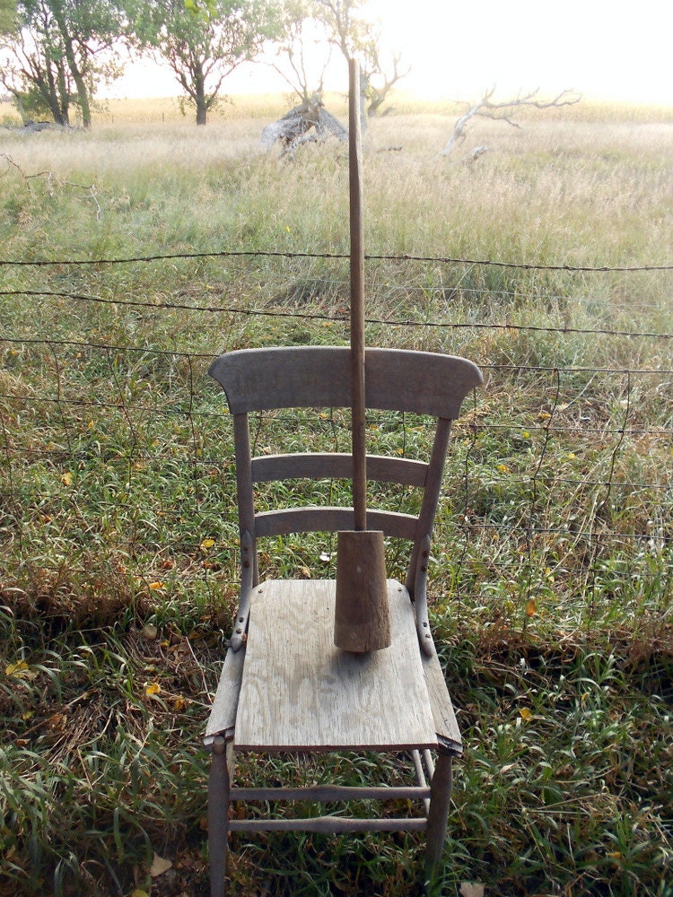 Primitive Large Pestle Smasher Grape smasher Clothes washer