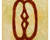 Single Peace Adinkra Tile